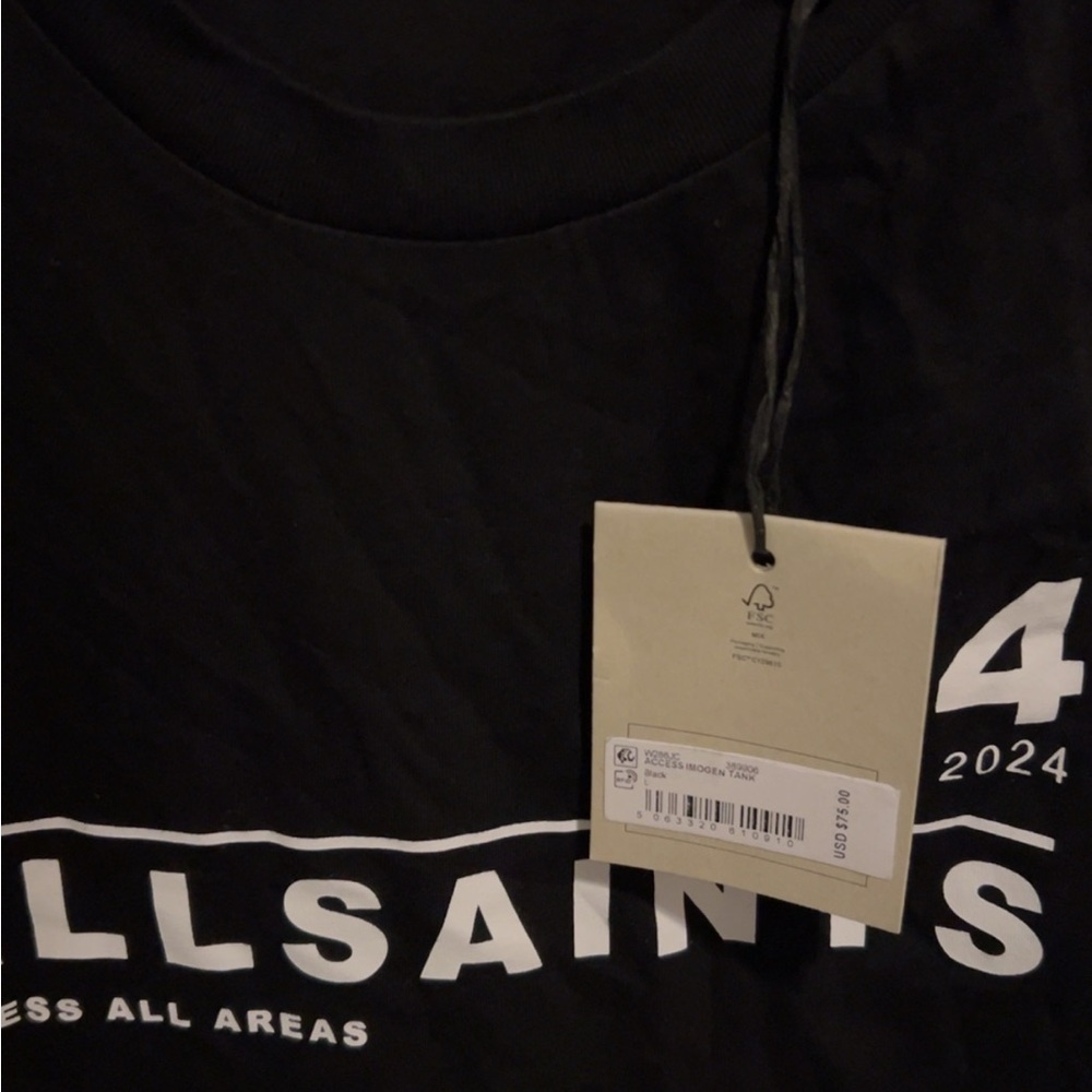 AllSaints Access Imogen Graphic Tank - Picture 6 of 6